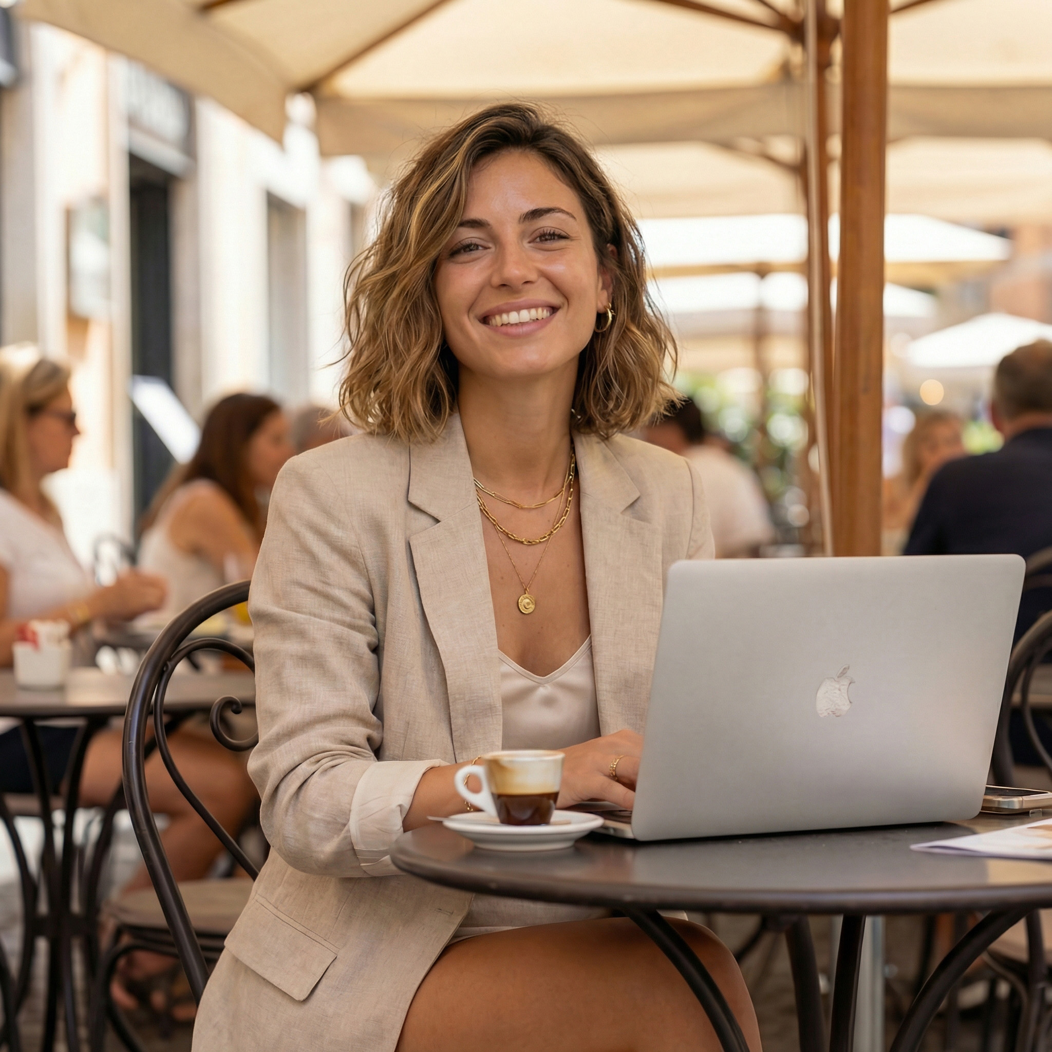 Vero at cafe